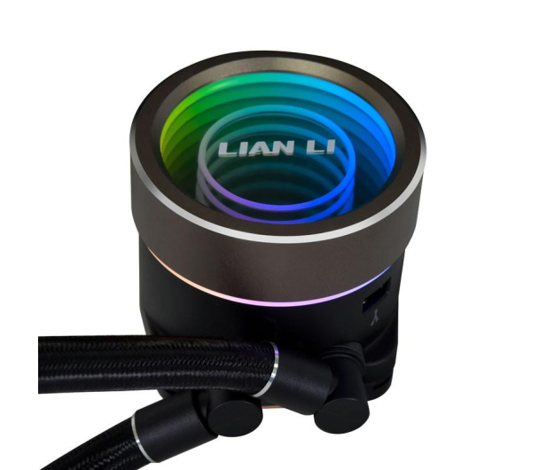 LIAN LI Galahad II 240 Trinity ARGB Black 2x120mm - 1181954 - zdjęcie 4